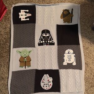 Pottery Barn Kids Star Wars Crib Blanket